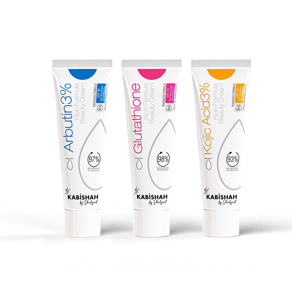 3X Brightening Formula  Skin Glow & Dark Spot Care  Kabishah